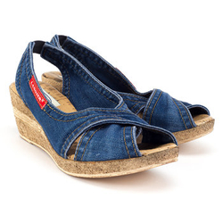 Sandały Lanqier 40C226 Jeans