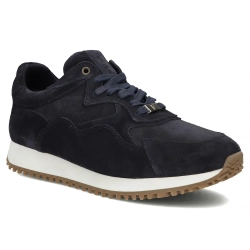 Skórzane sneakersy Filippo MP8276/26 NV granatowe