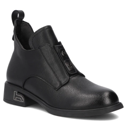 Skórzane botki Filippo DBT8037/26 BK czarne