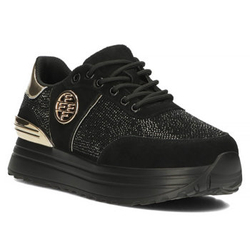 Skórzane Sneakersy Filippo DP3538/23 BK D