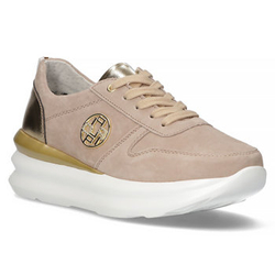 Skórzane Sneakersy Filippo DP3505/22 BE beżowe