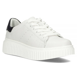 Skórzane Sneakersy Filippo DP4404/23 WH białe