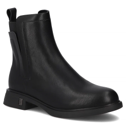 Skórzane botki Filippo DBT7200/25 BK czarne