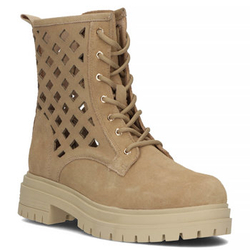 Skórzane botki filippo DBT3715/22 BE beżowe