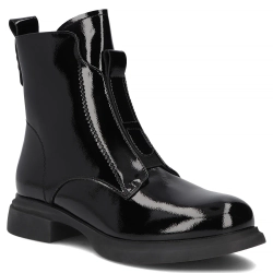 Skórzane botki Filippo DBT6540/25 BK czarne