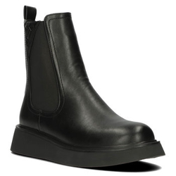 Botki na platformie Filippo DBT4069/22 BK czarne