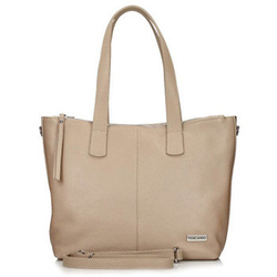 Torebka Toscanio Shopper Skórzany C268 beżowa