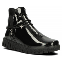 Skórzane botki Filippo DBT3929/22 BK czarne