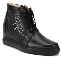 Sneakersy Eksbut 79-5340-H90-1G Czarne lico
