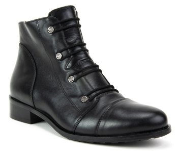 Botki Eksbut 68-4950-155-1G Czarne Lico