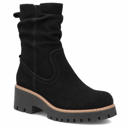 Skórzane botki Filippo DBT6402/26 BK czarne