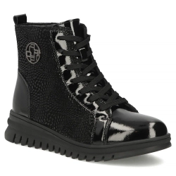 Skórzane botki Filippo DBT8073/26 BK L czarne