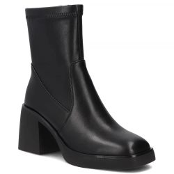Botki na obcasie Filippo DBT8167/26 BK czarne