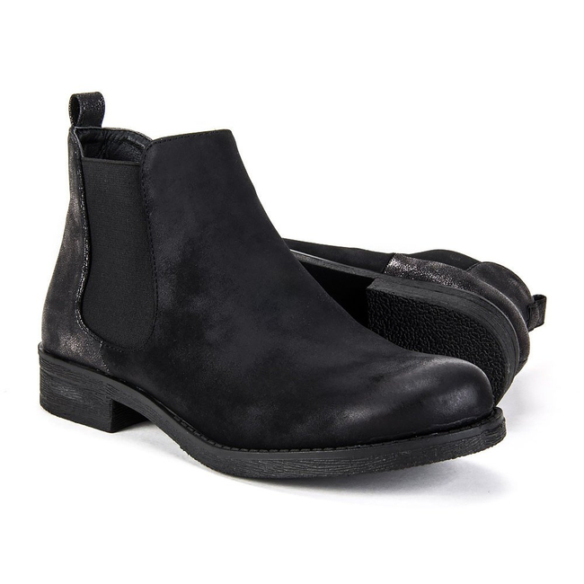 Botki FILIPPO 243/16 BK Czarne