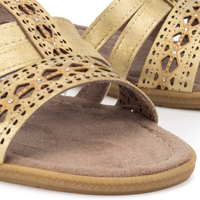 Sandały JANA 8-28114-28 951 Gold Metallic