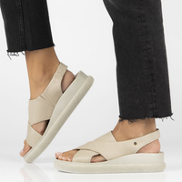 Skórzane sandały Filippo 40339 taupe
